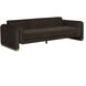 Romer Brushed Gold / Nubuck Cocoa Leather Sofa